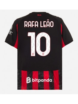 Billige AC Milan Rafael Leao #10 Hjemmedrakt 2025-26 Kortermet